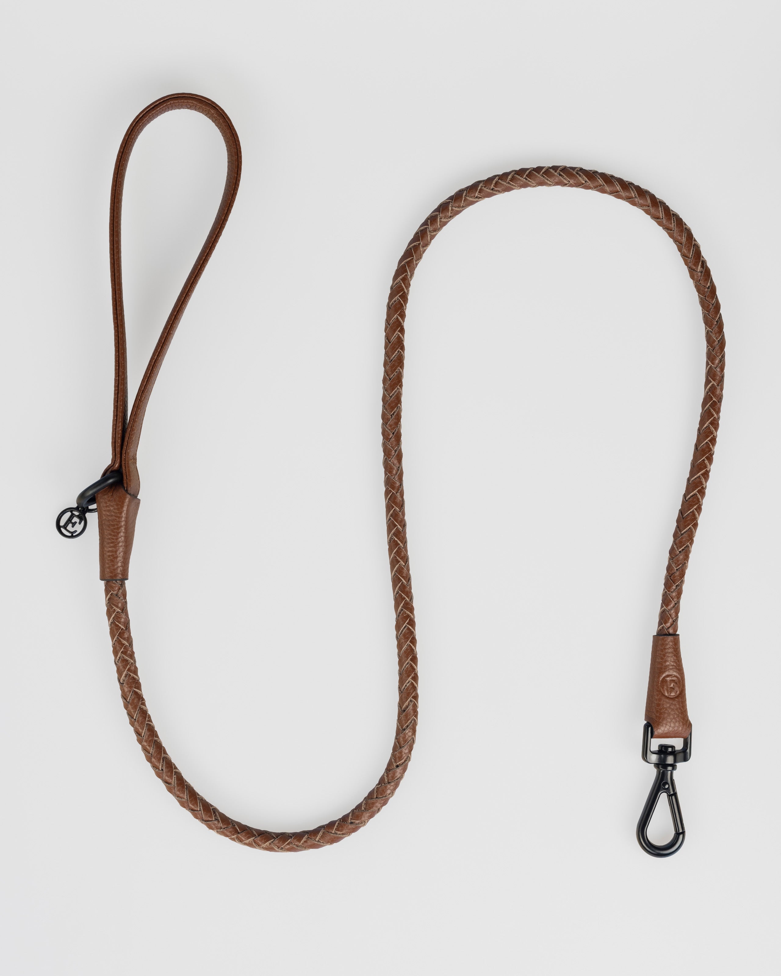 AURA  - 1.20m Braided Leather Leash